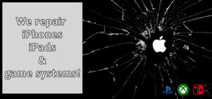 cracked screen ad